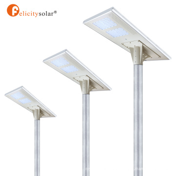 2021 neues privates Design 60W 80W 100W integriert in einer Solar Street Light für 160 lm/W im Freien